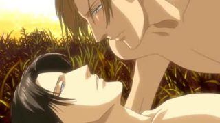 Winter Cicada 2 – Gay samurai make passionate yaoi love outdoors